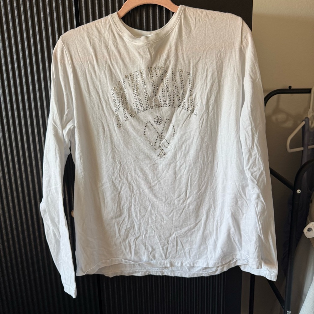 White Long Sleeve Women's Tee ✨